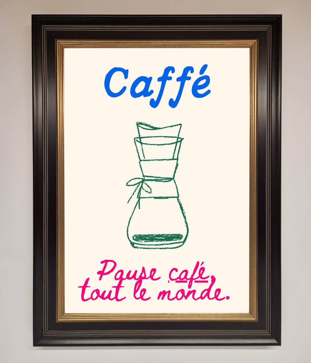 Caffe Art Framed Print