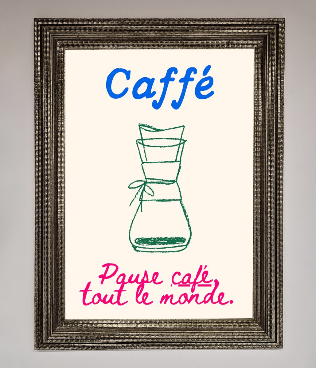 Caffe Art Framed Print