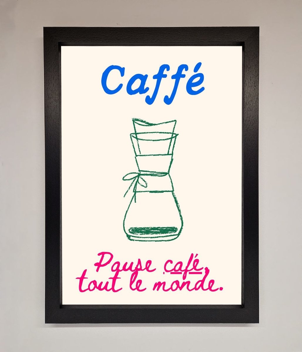 Caffe Art Framed Print
