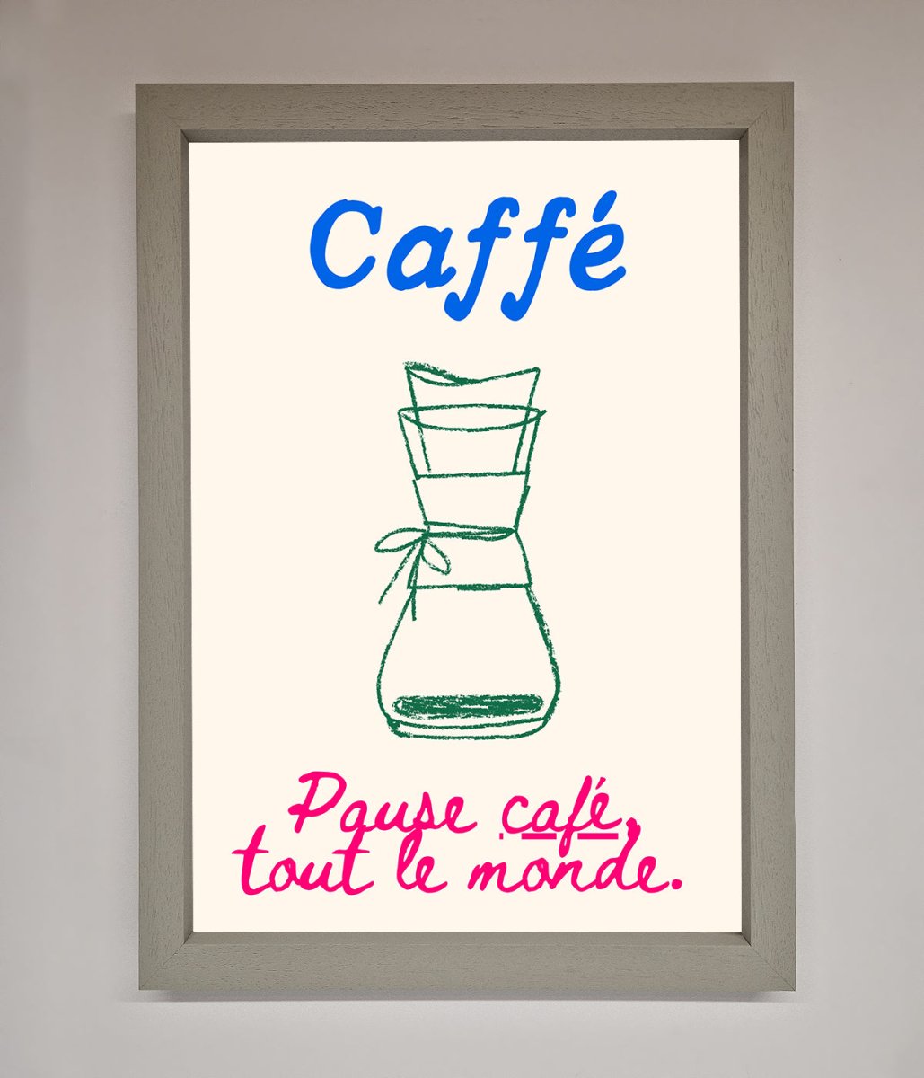 Caffe Art Framed Print