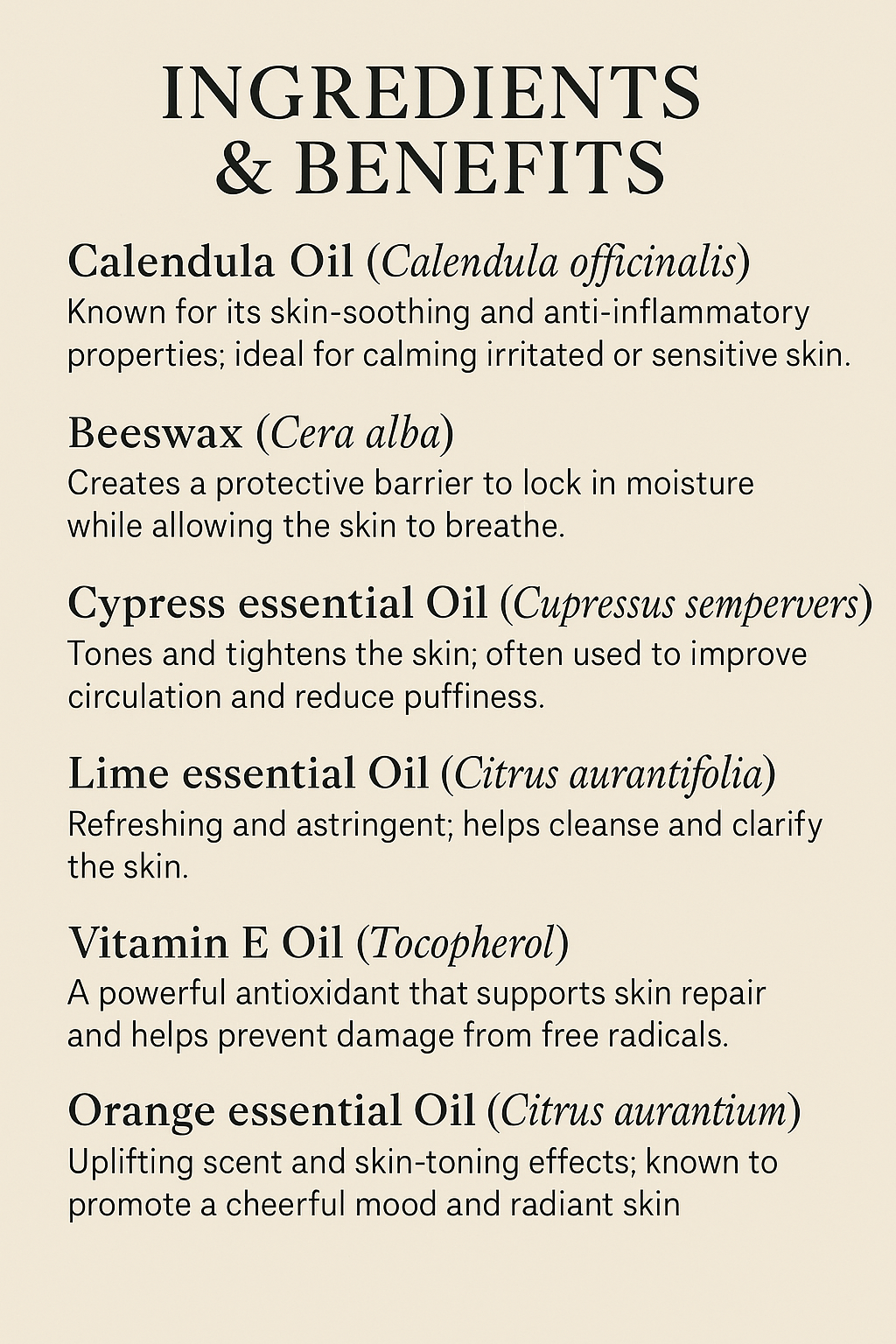 Calendula Cream Ointment Natural Skin Healing Cuts Burns Acne Stretch Marks