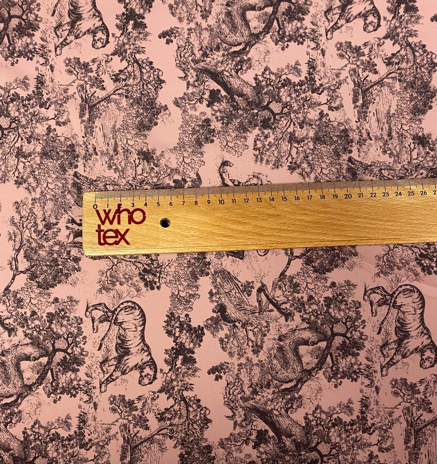 Camel Wild Forest Pattern Fabric Sold by Metre