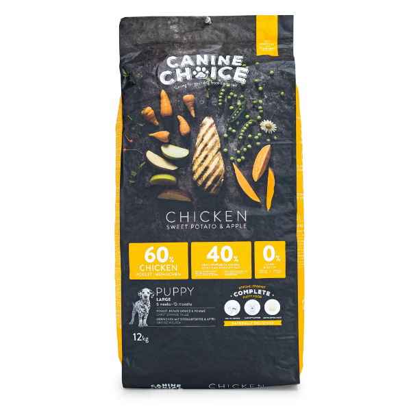 Canine Choice Super Premium Gf Large Puppy Dry Chicken 12kg