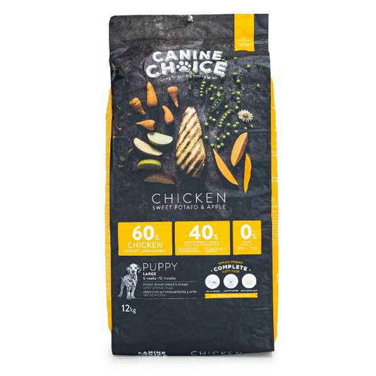 Canine Choice Super Premium Gf Large Puppy Dry Chicken 12kg