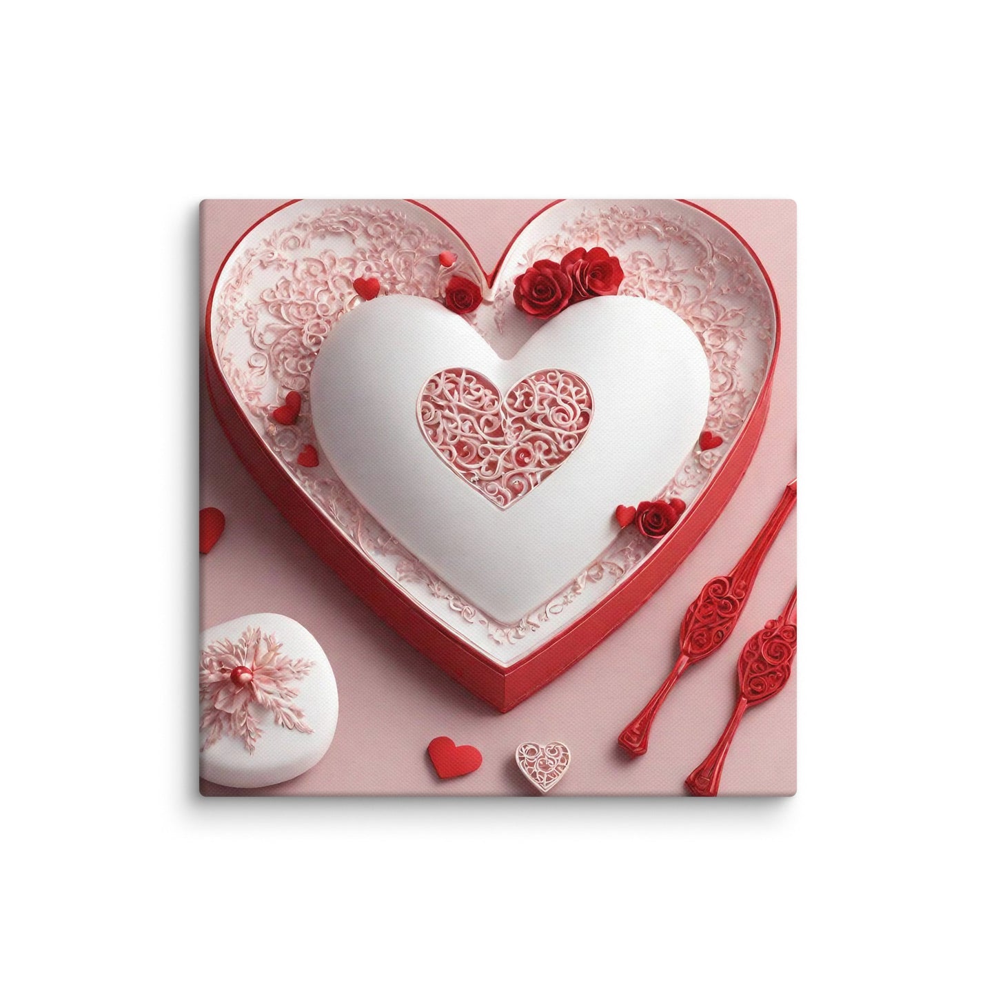 3D Art Canvas Print — AI Wall Art