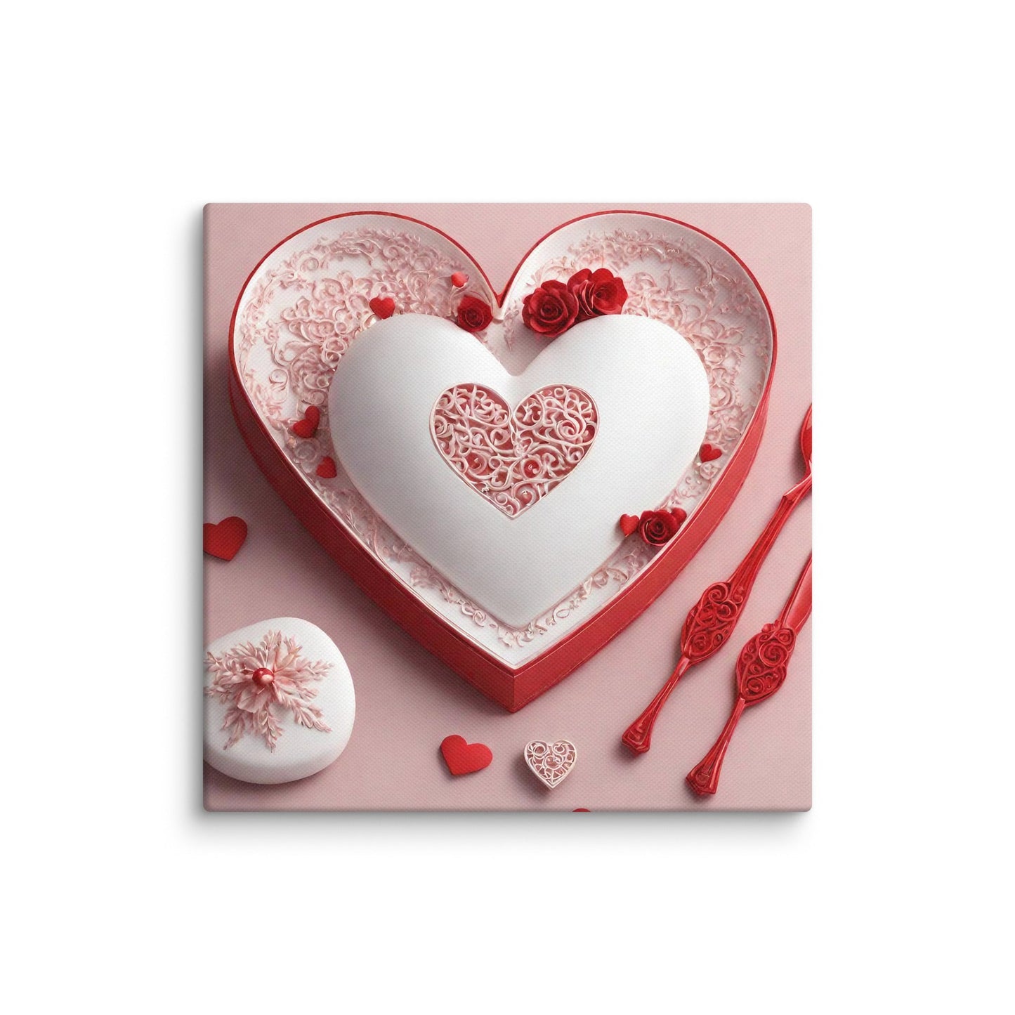 3D Art Canvas Print — AI Wall Art