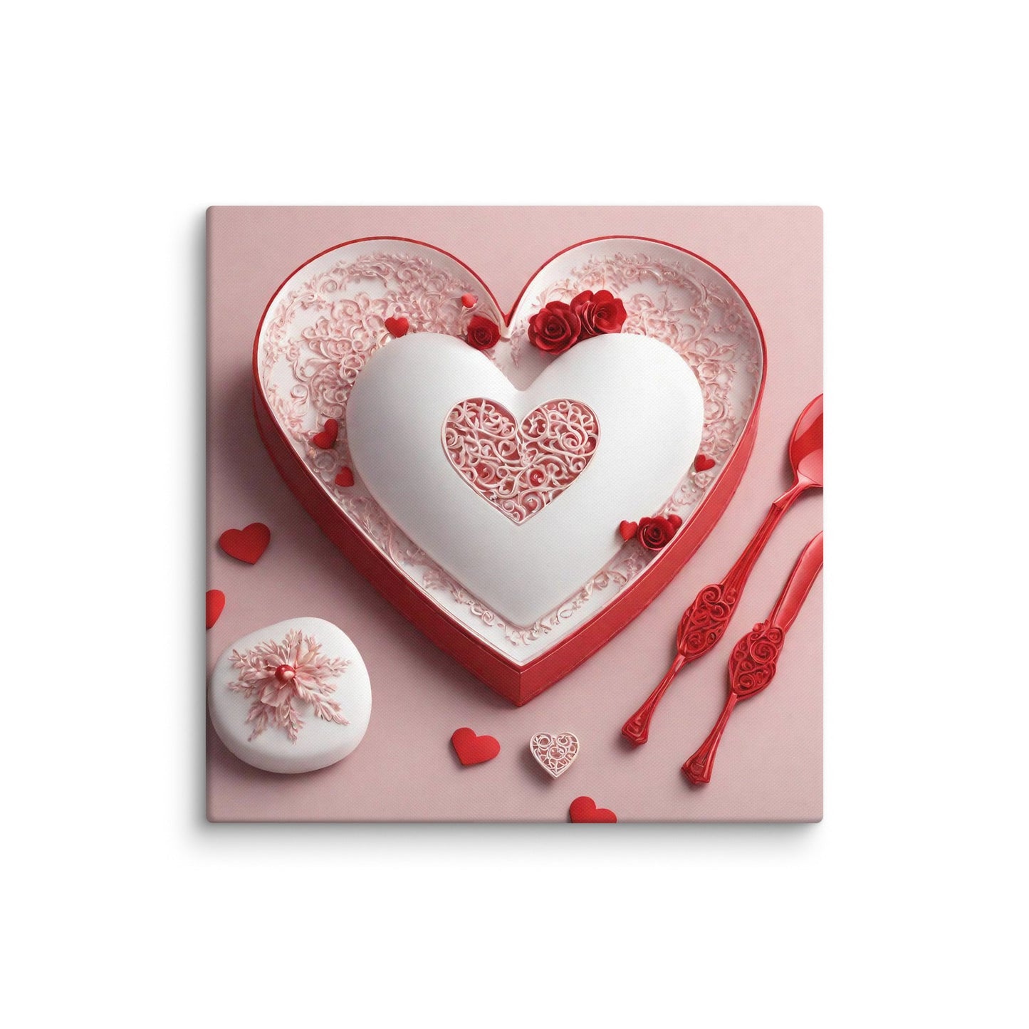 3D Art Canvas Print — AI Wall Art