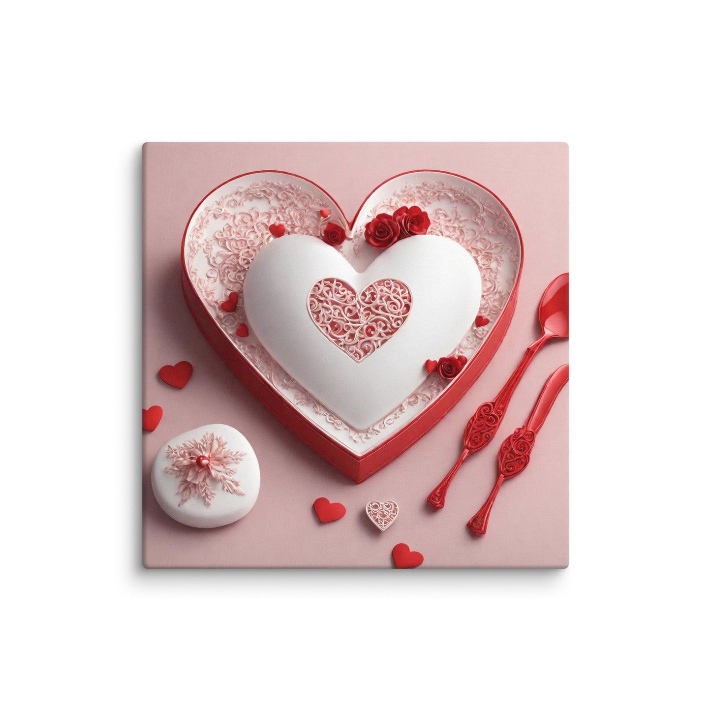 3D Art Canvas Print — AI Wall Art