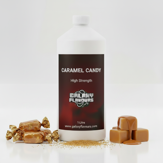 Caramel Candy Food Flavouring - Professional High Strength - 1 Litre