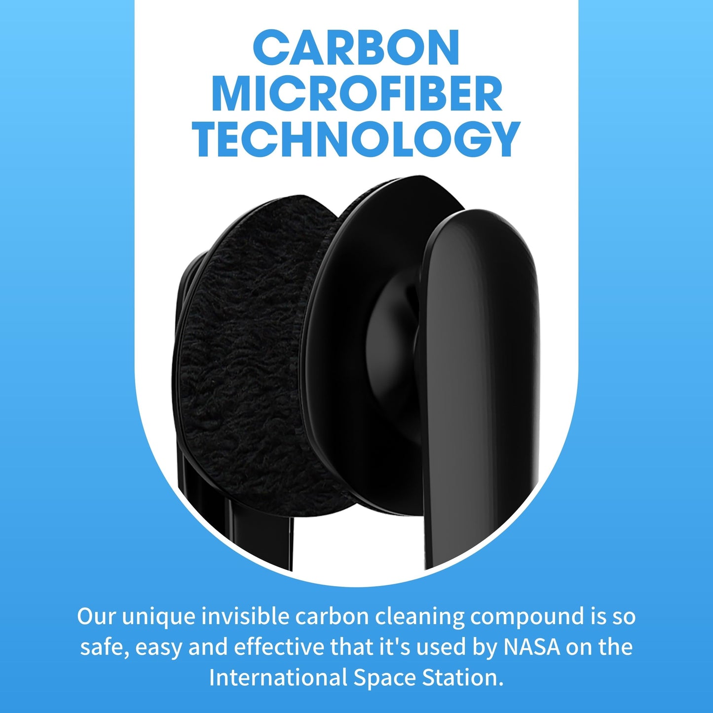 CarbonKlean Peeps Eyeglass Cleaner - NASA-Used Carbon Microfiber, 2-Pack (Green)