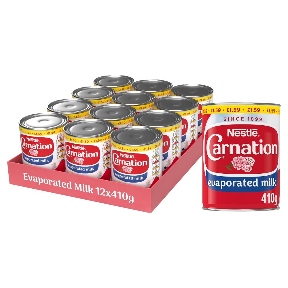 Carnation Evaporated Milk PMP 410g (Case of 12)