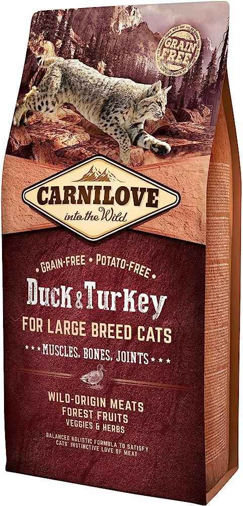 Carnilove Duck & Turkey Large Breed  Dry Cat Food