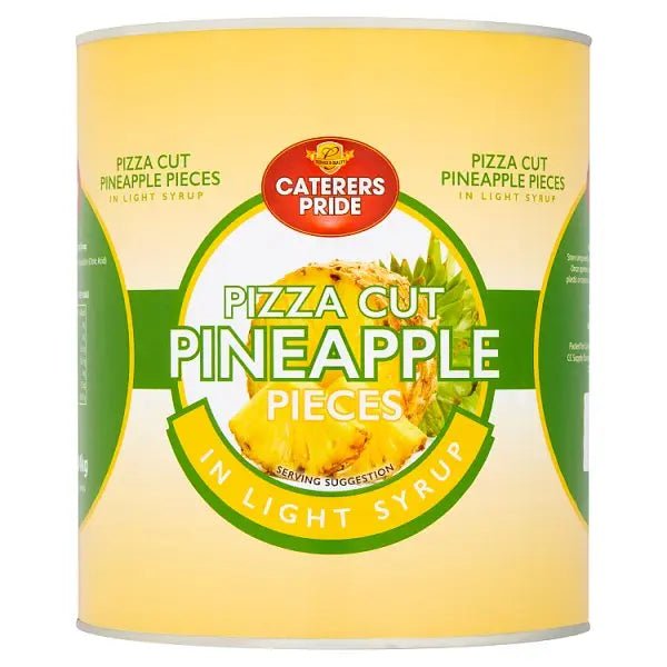 Caterers Pride Pizza Cut Pineapple Pieces in Light Syrup 3.05kg