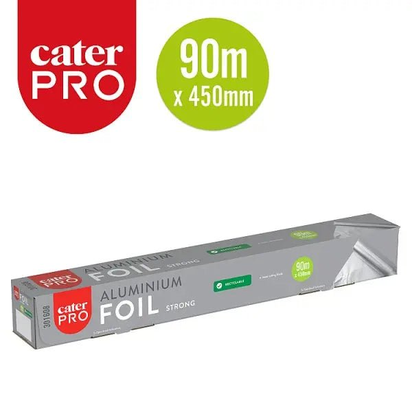 CaterPro Aluminium Foil Strong 90m x 450mm