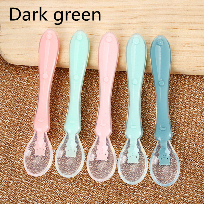 BelloBebe Silicone Baby Feeding Spoon - BPA-Free Soft Toddler Utensil