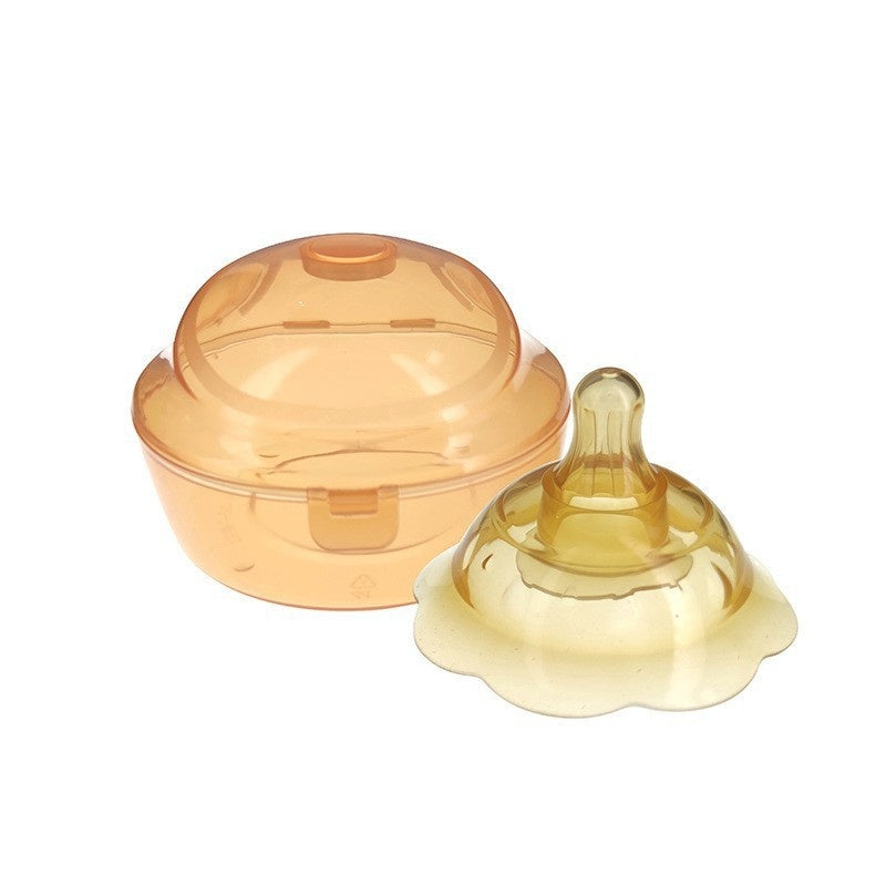 Zivvy Double-Layer Silicone Baby Nipple – Inner Feeding Correction Nipple in Box