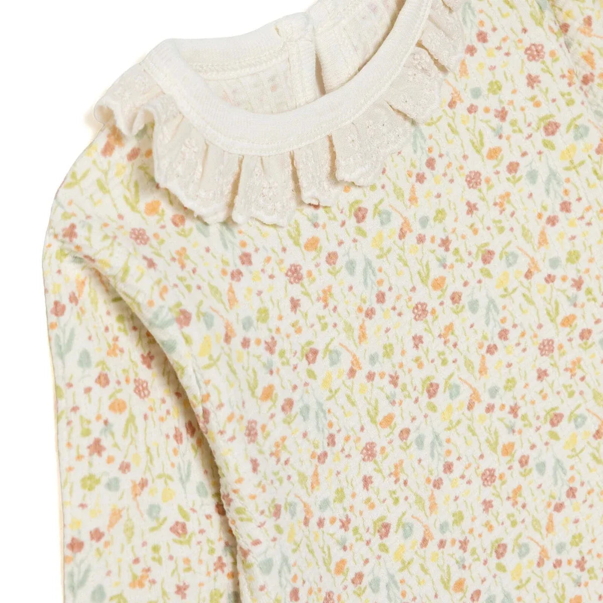 Bebetto Frill Neck Baby Sweatshirt & Leggings Set (1-3 Months to 12 Months)