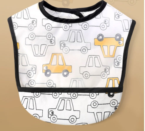 TotoClean Cotton Baby Shape Bib EVA Eating Clothes – Waterproof, Comfortable & Easy-Clean Design | Essential Feeding Protection for Children and Toddlers