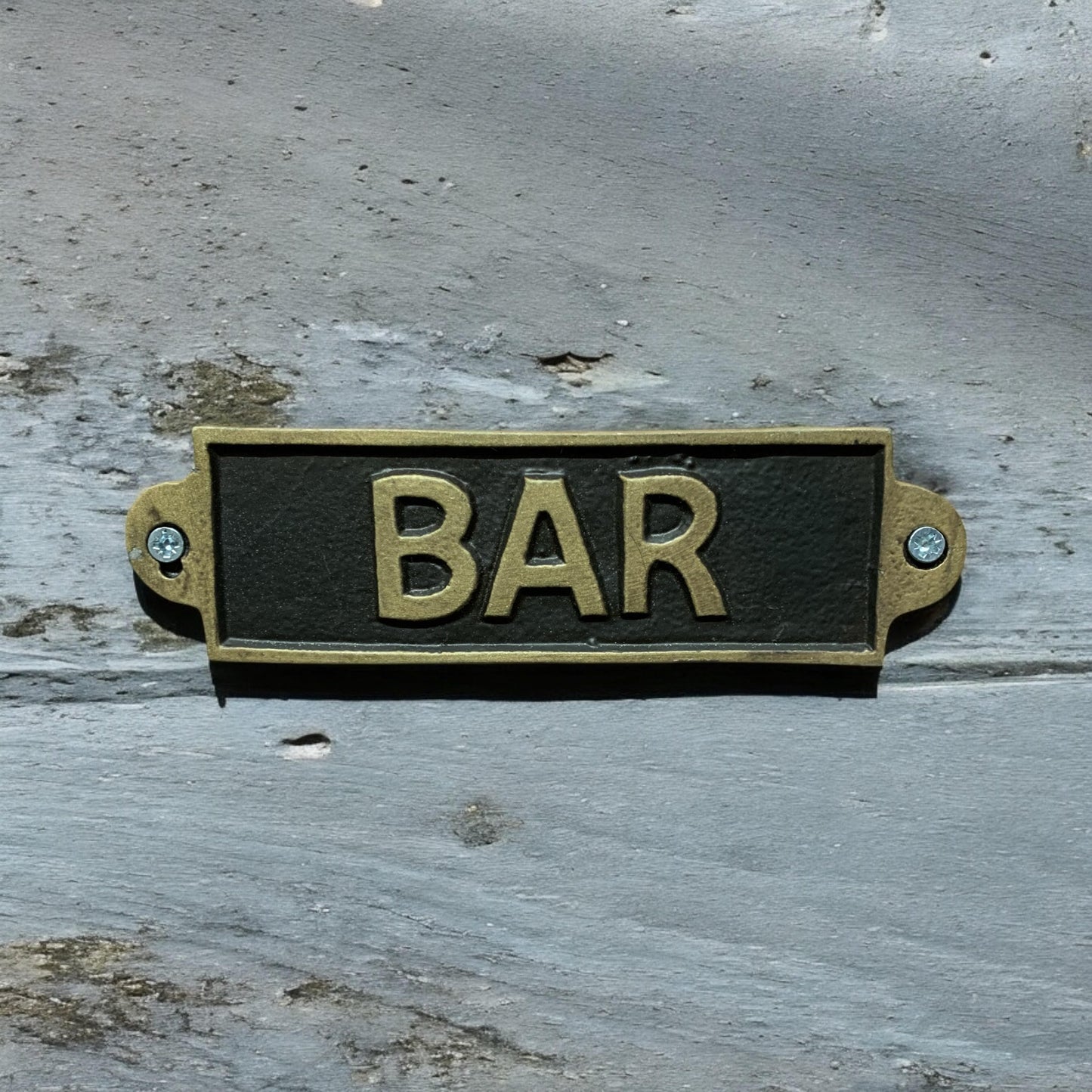 BAR - METAL SIGN