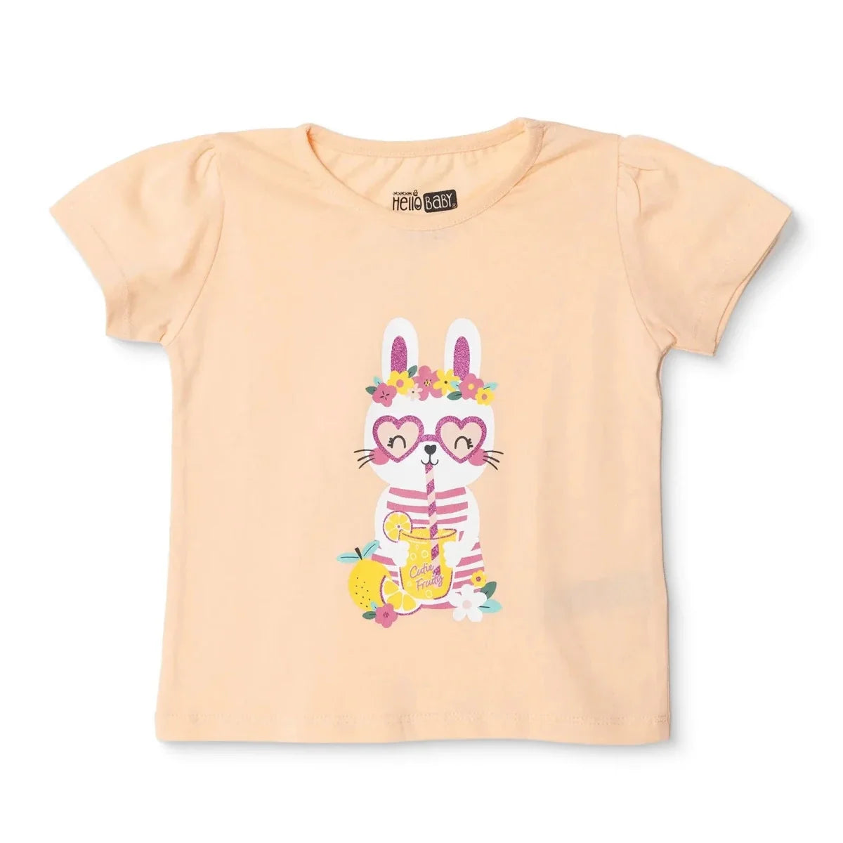 HelloBaby Short Sleeve Jersey Baby T-Shirt (3-6 Months to 3-4 Years)