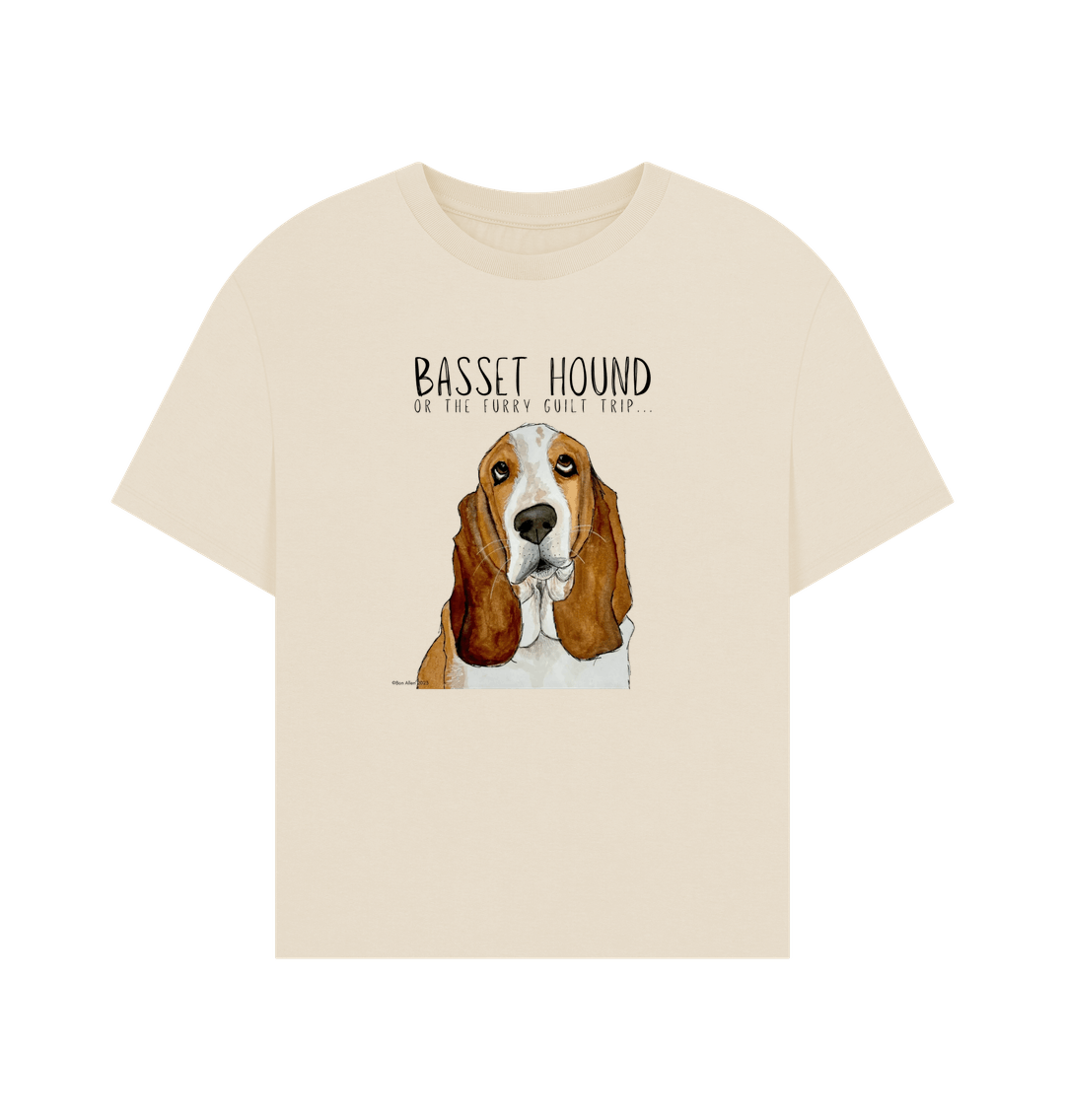 Basset Hound Women’s Relaxed Fit T-Shirt: Wear Your Guilt with Style!