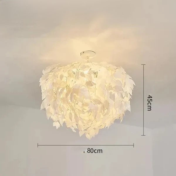 Feather Round Led Lamp