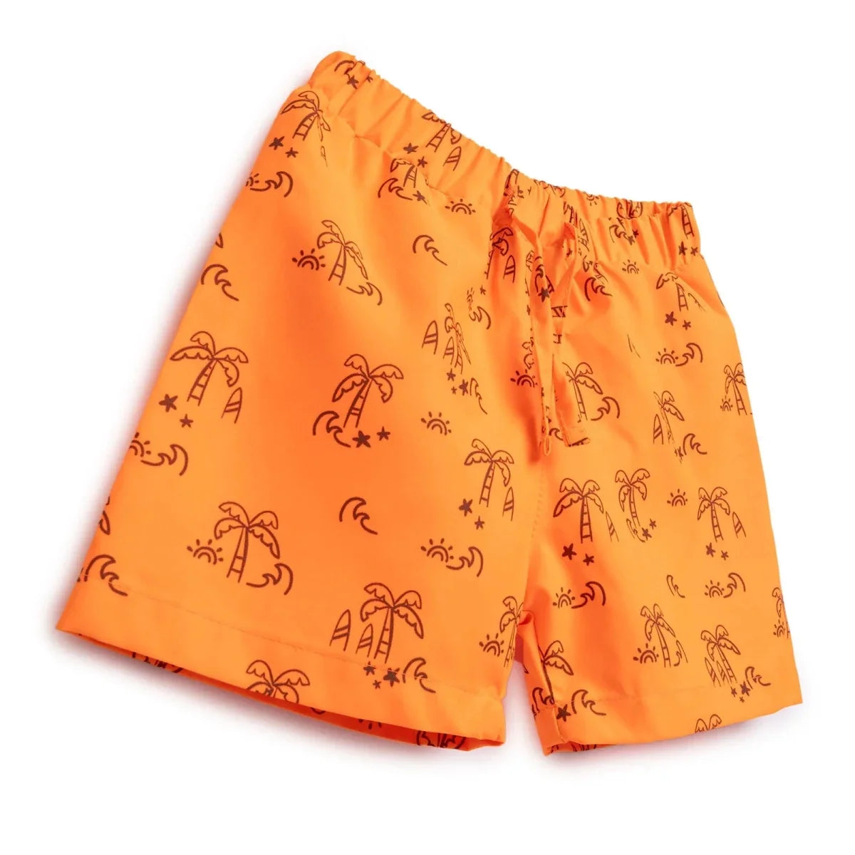 HelloBaby UV Protection Palm Print Baby Swim Shorts (2 Years to 5 Years)