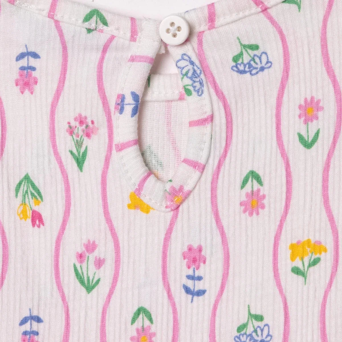HelloBaby Floral Print Short Sleeve Jersey Baby Dress (6-9 Months to 4-5 Years)