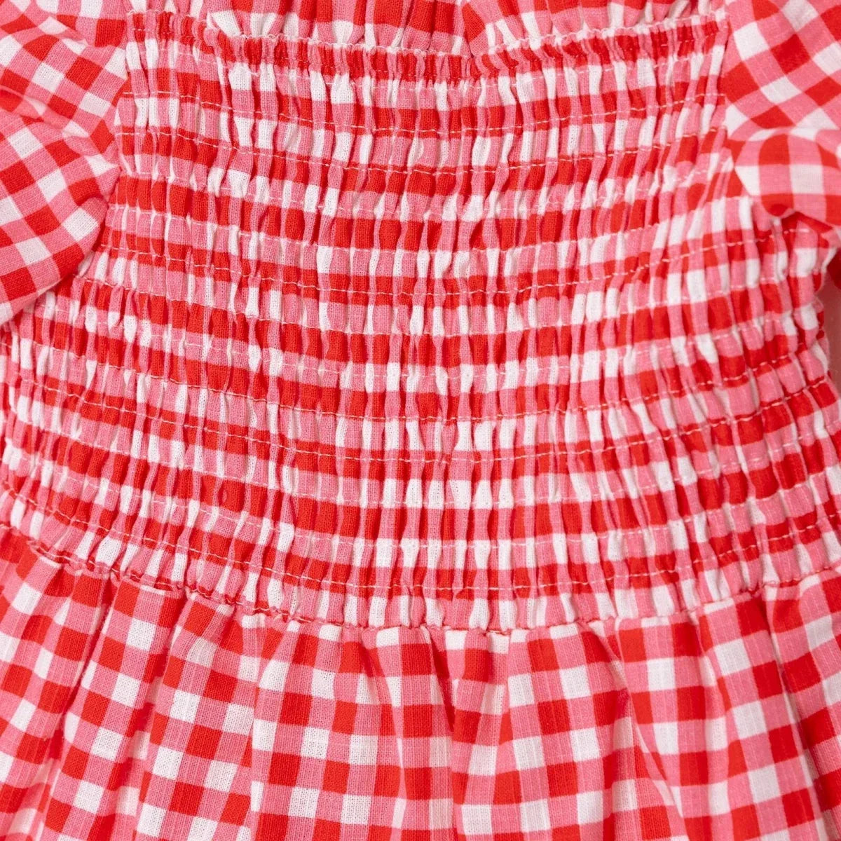 HelloBaby Shaped Neck Short Sleeve Baby Dress (6-9 Months to 4-5 Years)