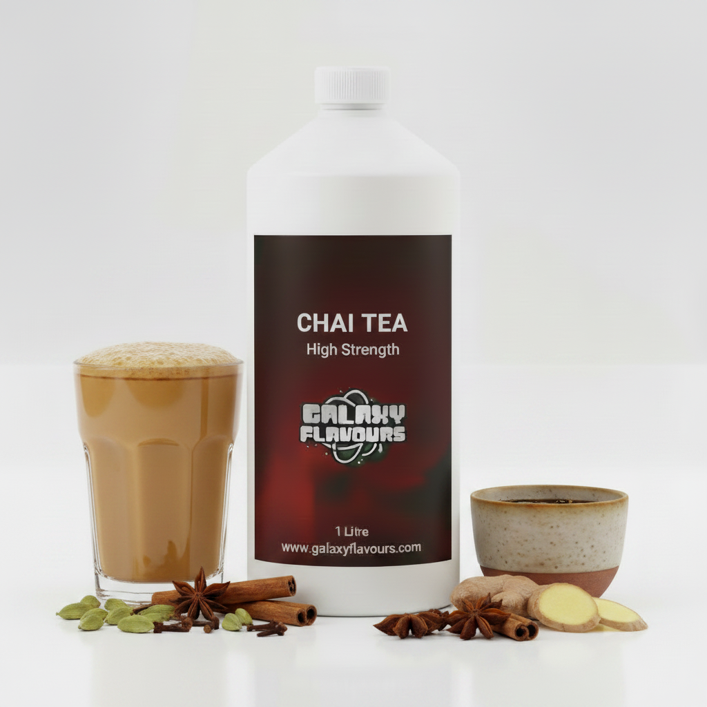 Chai Tea Food Flavouring - Professional High Strength - 1 Litre
