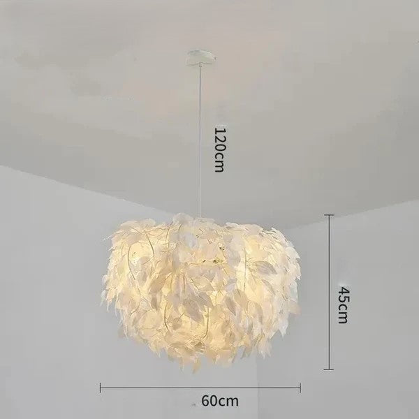 Feather Round Led Lamp