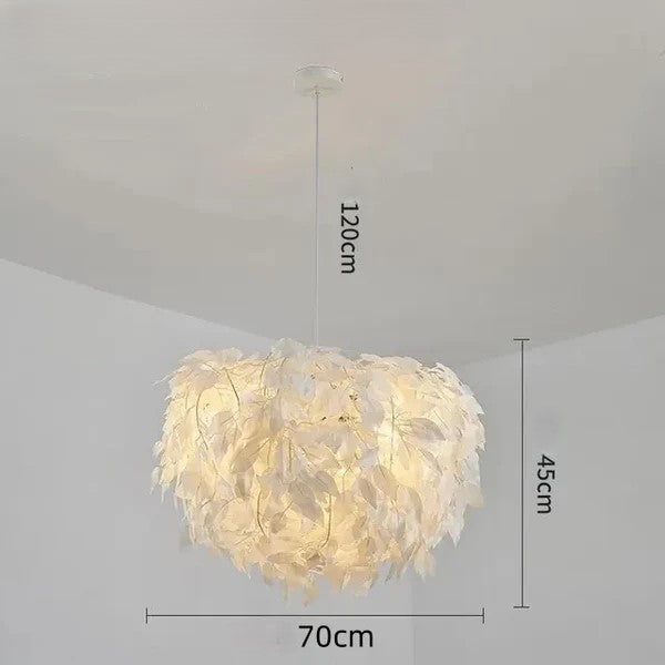 Feather Round Led Lamp
