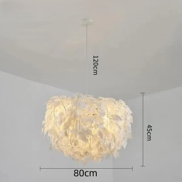 Feather Round Led Lamp