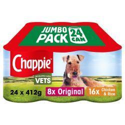 Chappie Tins Favourites Tray 6 x 412g - Case of 4
