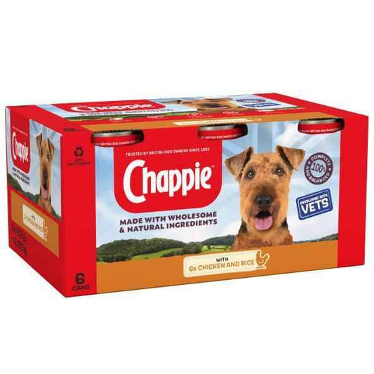 Chappie Tins Chick&Rice 4x6x412g