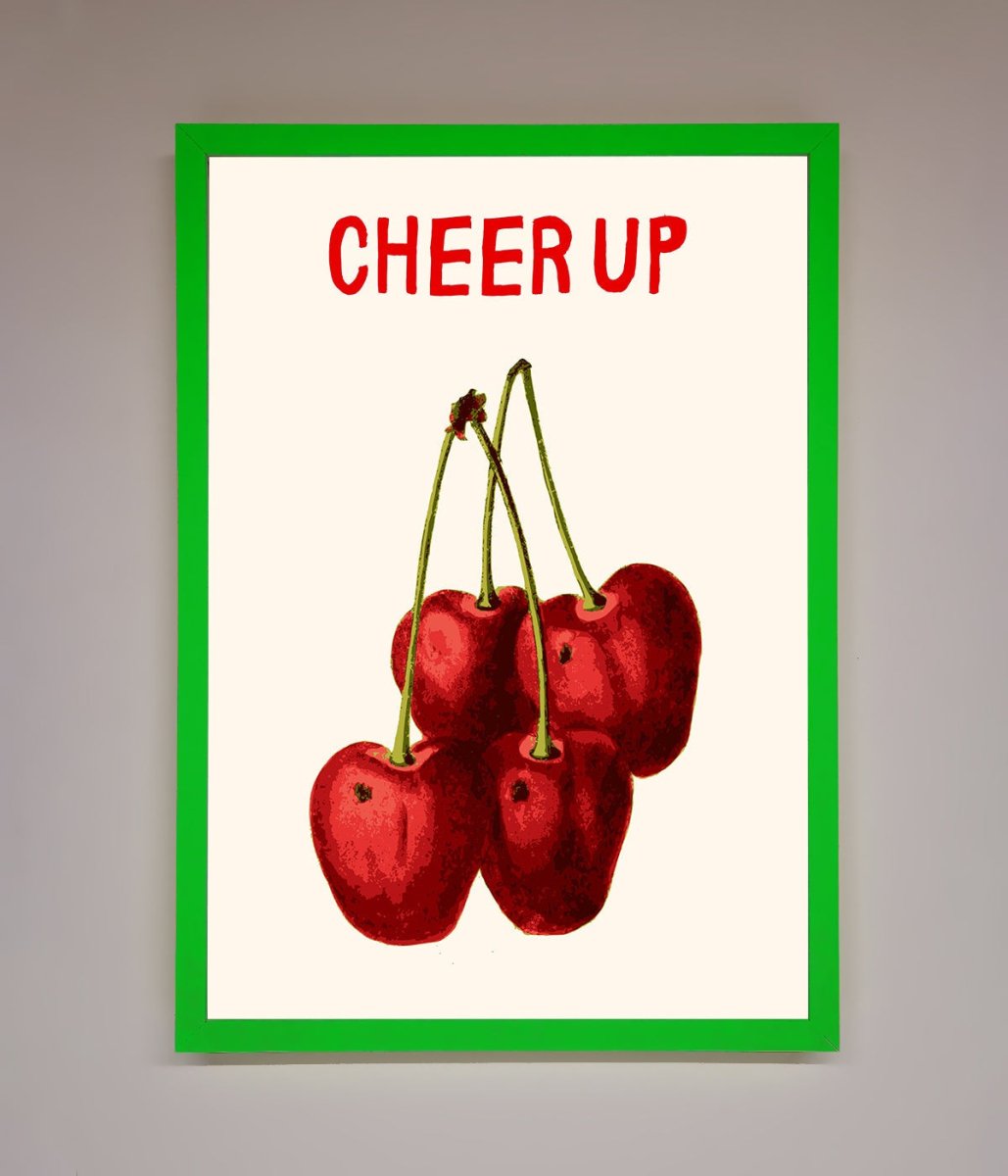 Cheer Up Cherries Framed Wall Art