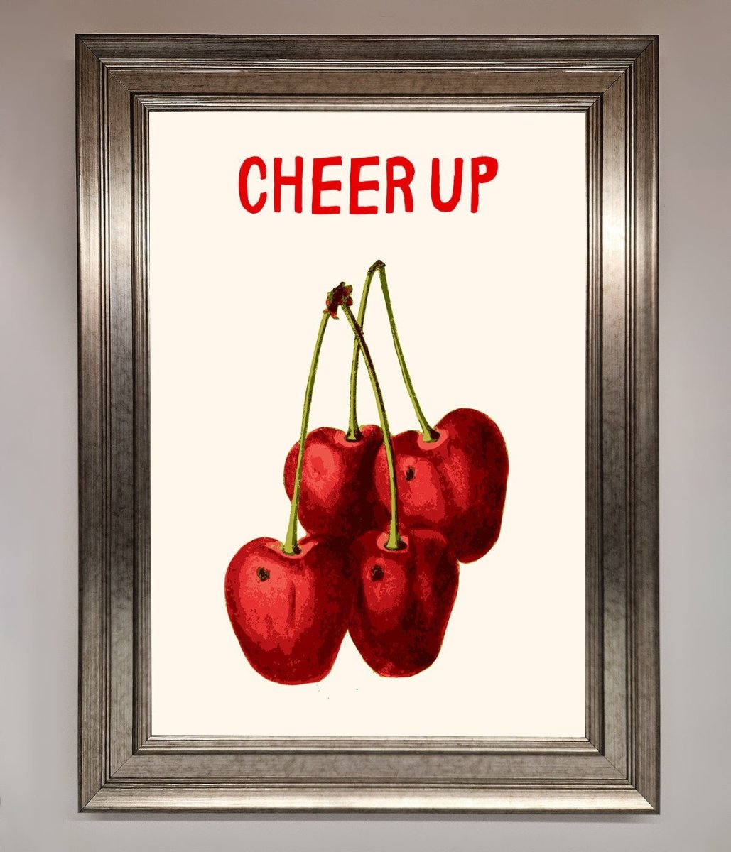 Cheer Up Cherries Framed Wall Art