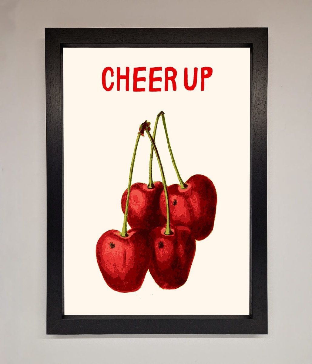 Cheer Up Cherries Framed Wall Art
