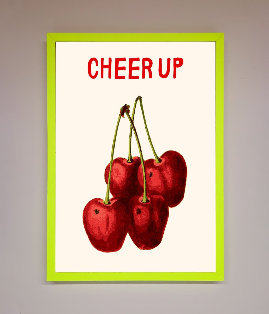 Cheer Up Cherries Framed Wall Art