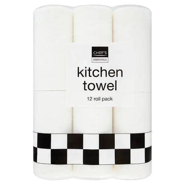 Chef's Essentials Kitchen Towel 12 Roll (Case of 3)