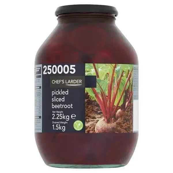 Chef's Larder Pickled Sliced Beetroot 2.25kg (Drained Weight 1.5kg)