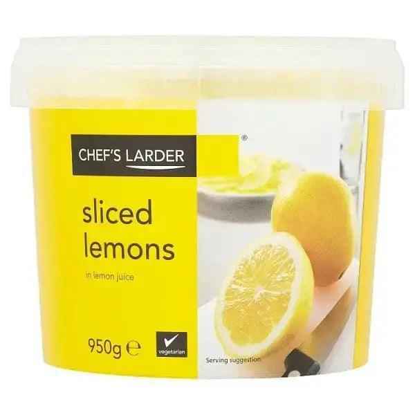 Chef's Larder Sliced Lemons in Lemon Juice 950g (Drained Weight 510g)
