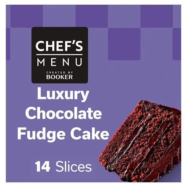 Chef's Menu Luxury Chocolate Fudge Cake 14 Slices