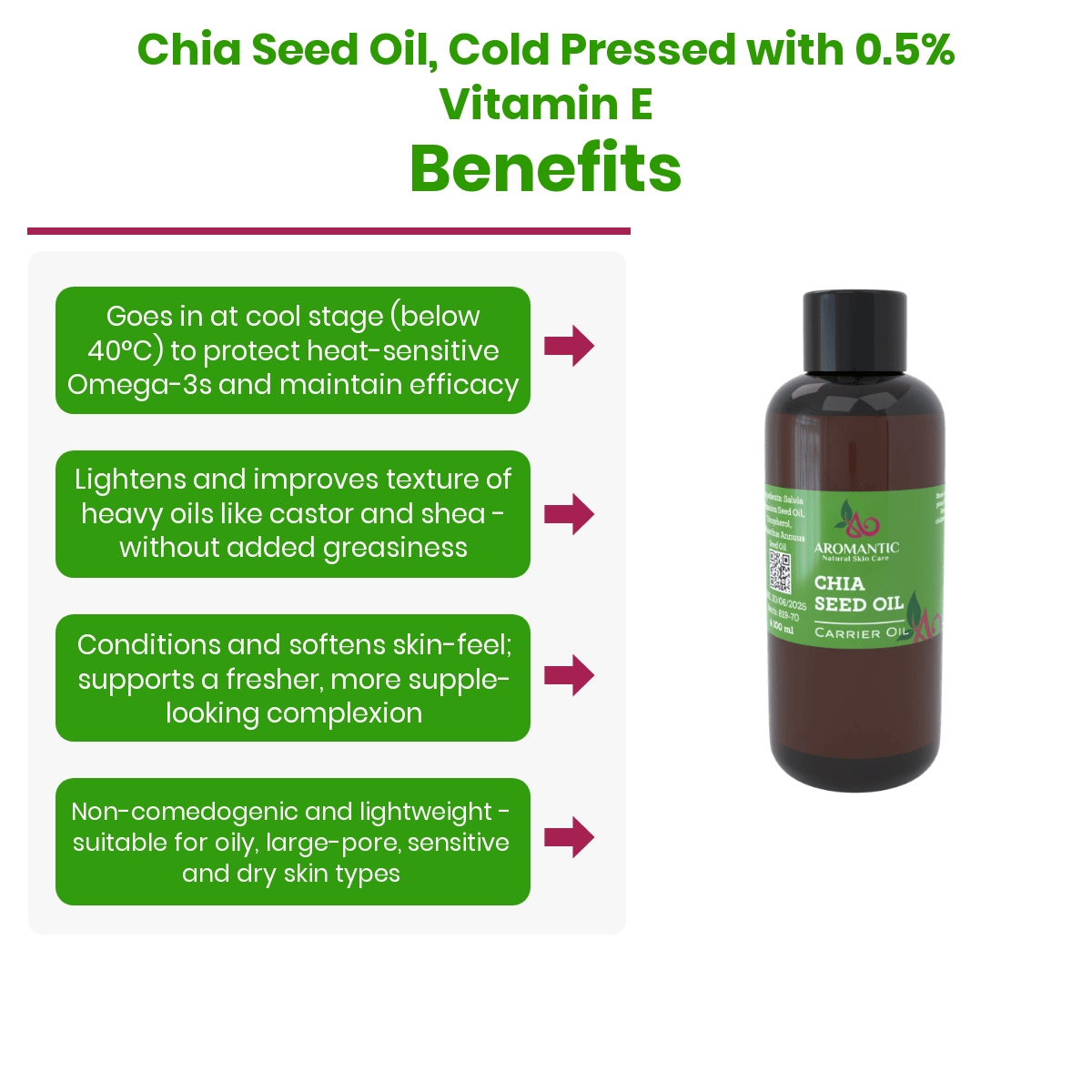 Chia Seed Oil