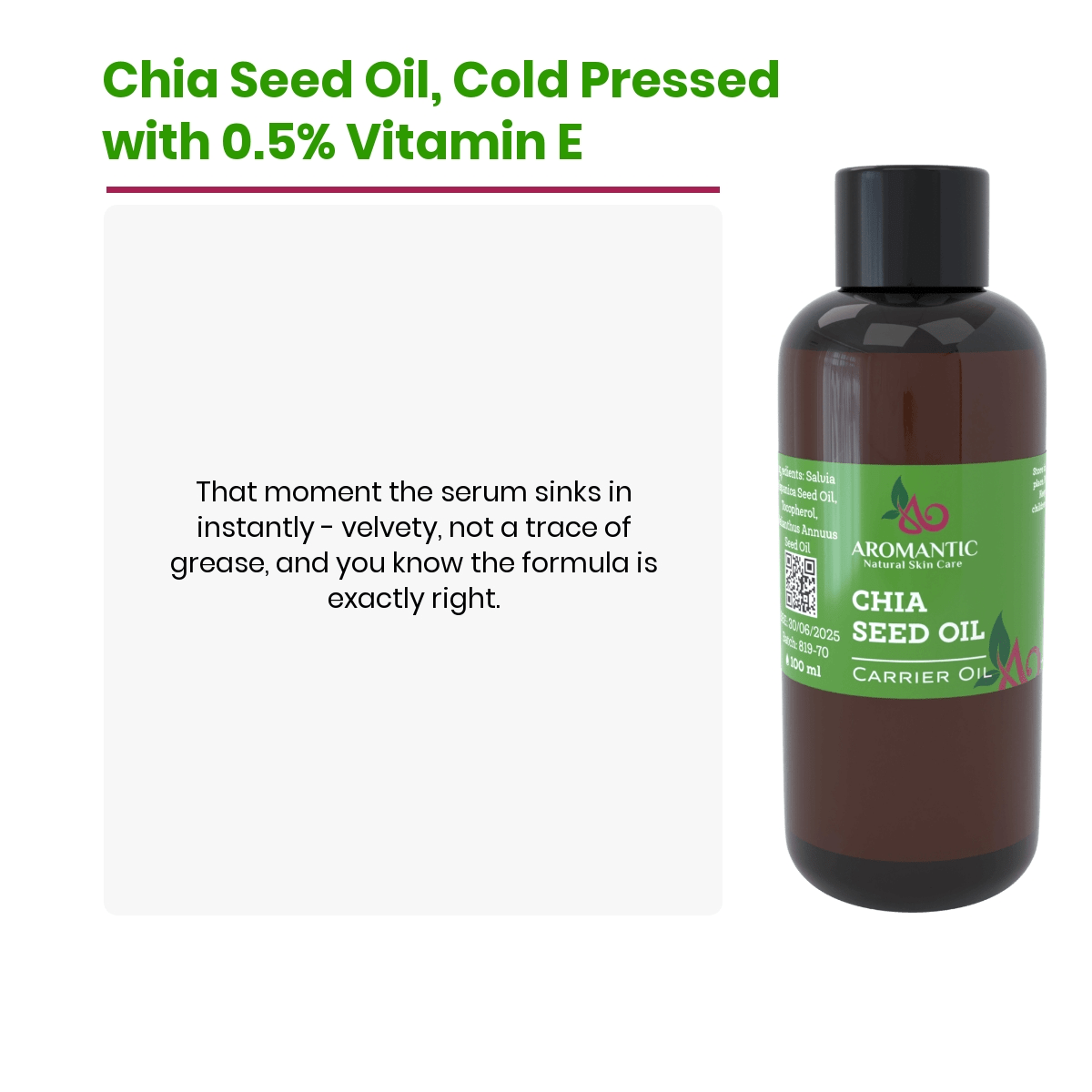 Chia Seed Oil