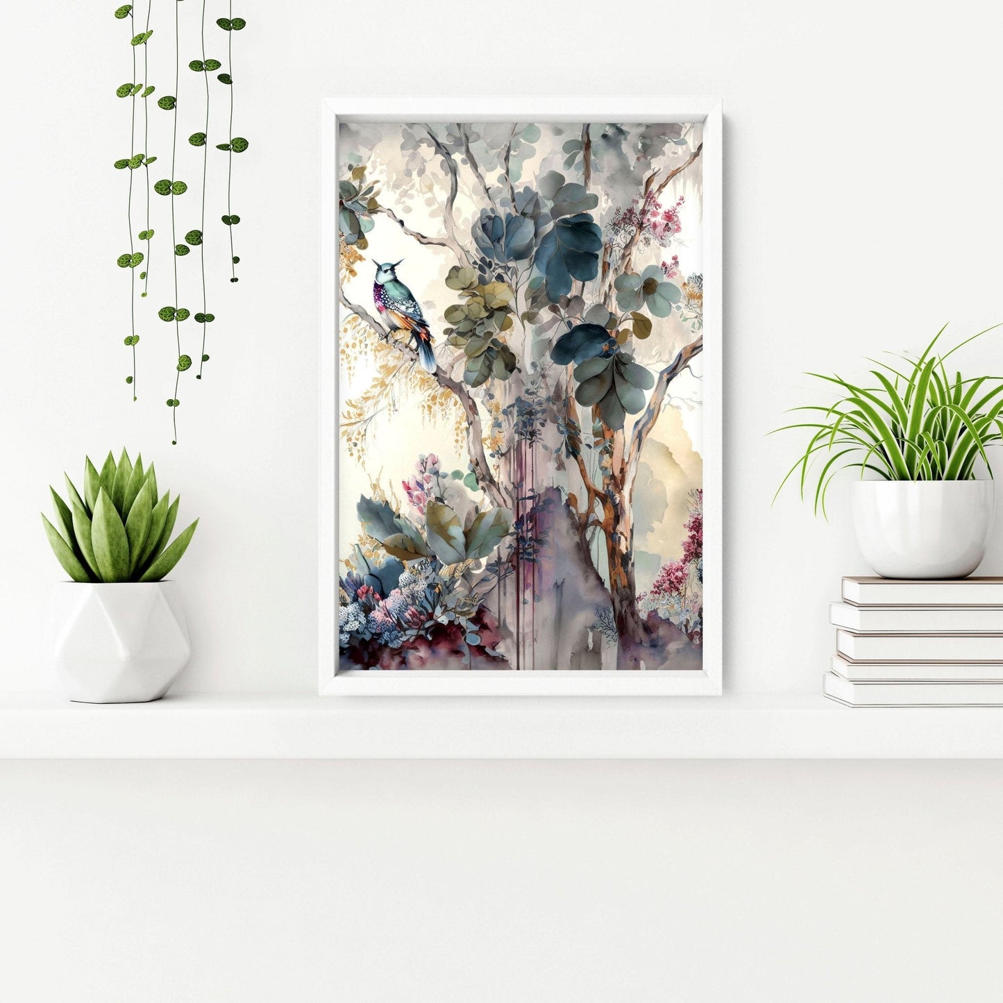 Bathroom prints in uk | set of 3 Chinoiserie wall prints