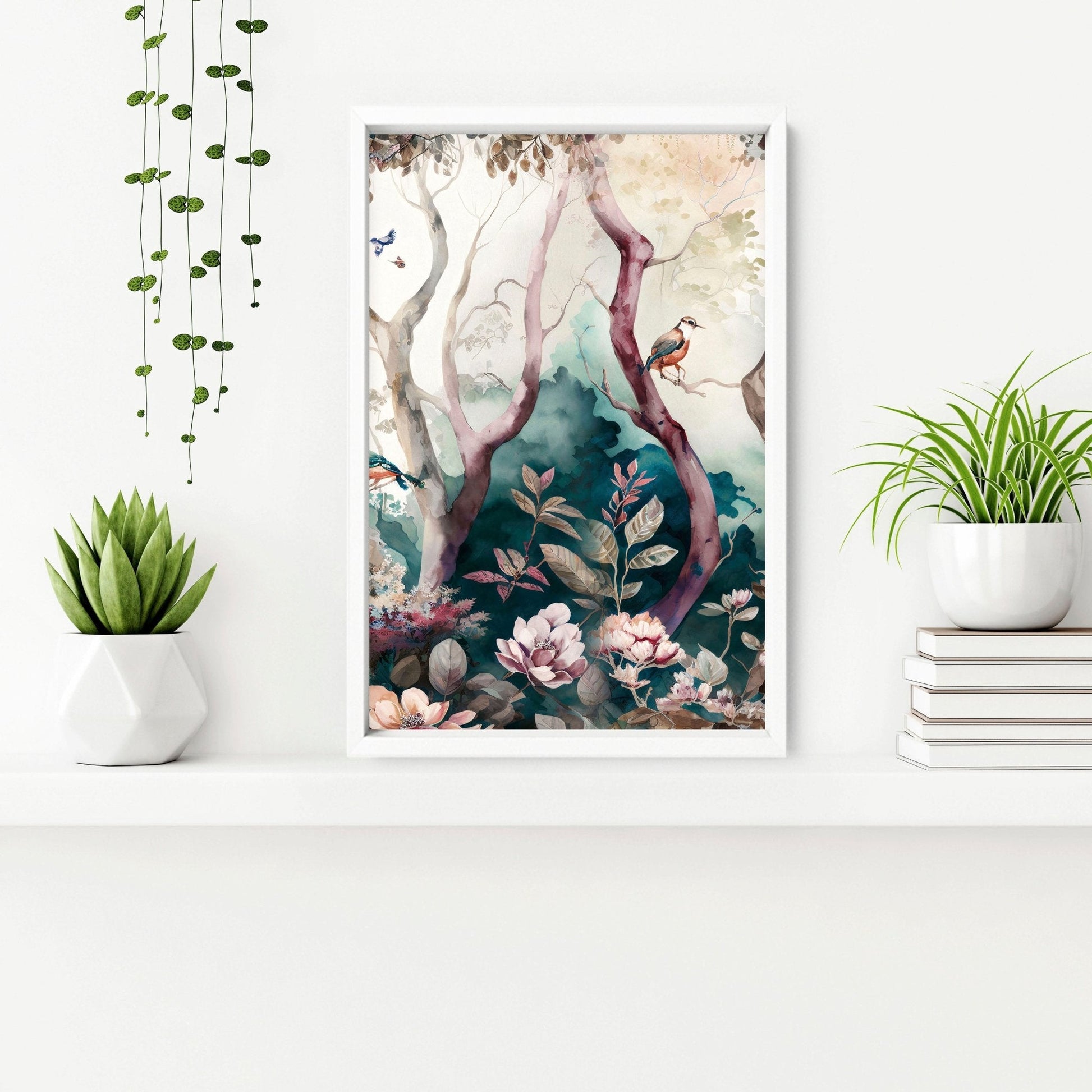 Bathroom Wall decoration | set of 3 Chinoiserie wall prints