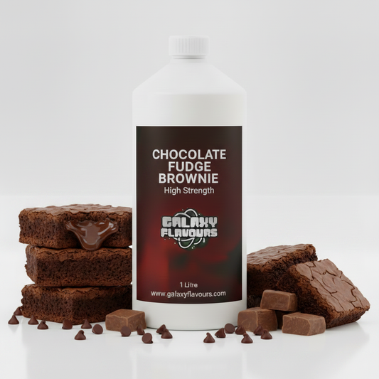 Chocolate Fudge Brownie Food Flavouring - Professional High Strength - 1 Litre