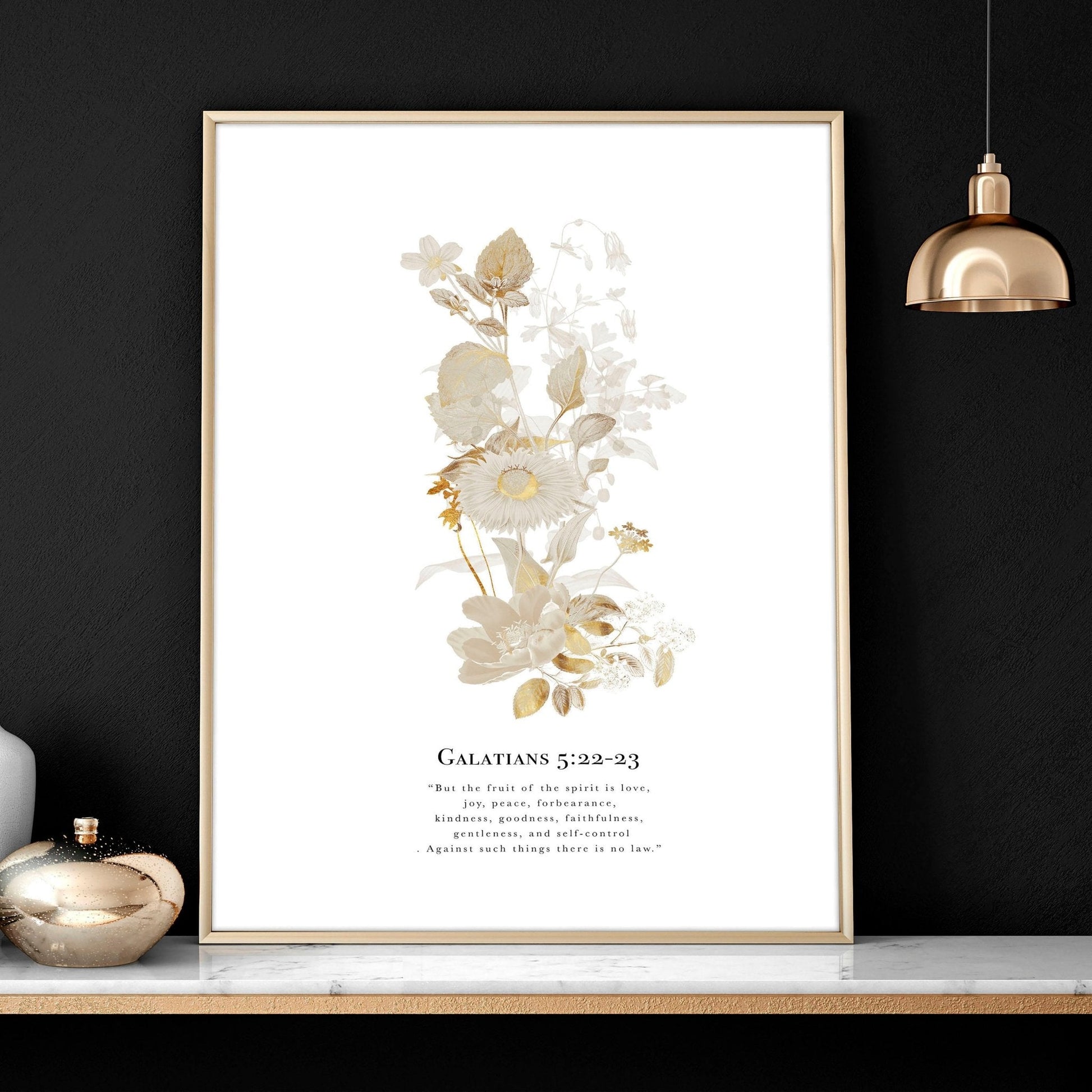 Bible quote wall art | set of 3 Christian wall art prints