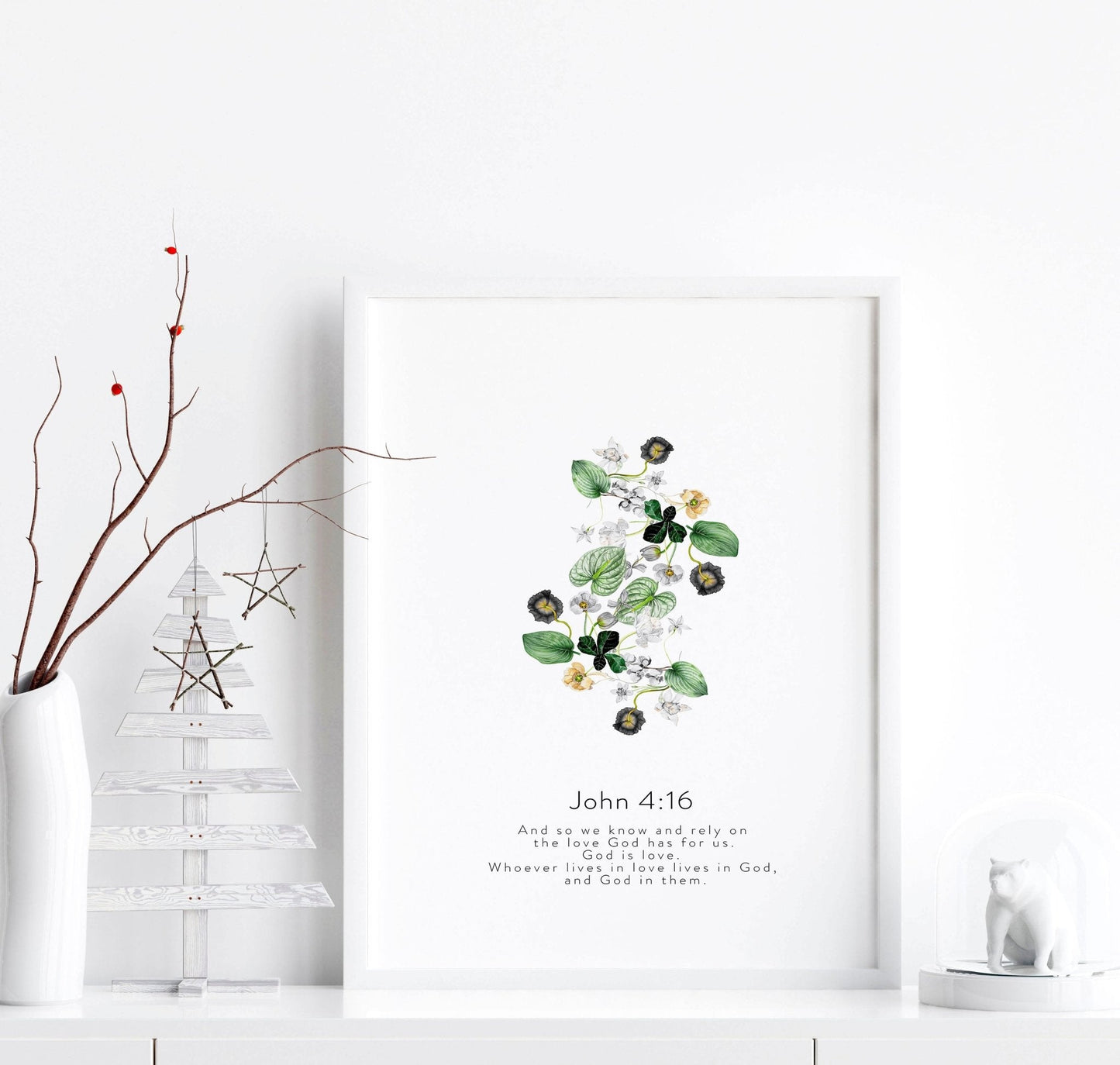 Bible wall art for bedroom | set of 3 wall art prints